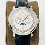 Swiss Copy Vacheron Constantin Patrimony TWS Factory 43175 Watch White Moonphase Dial